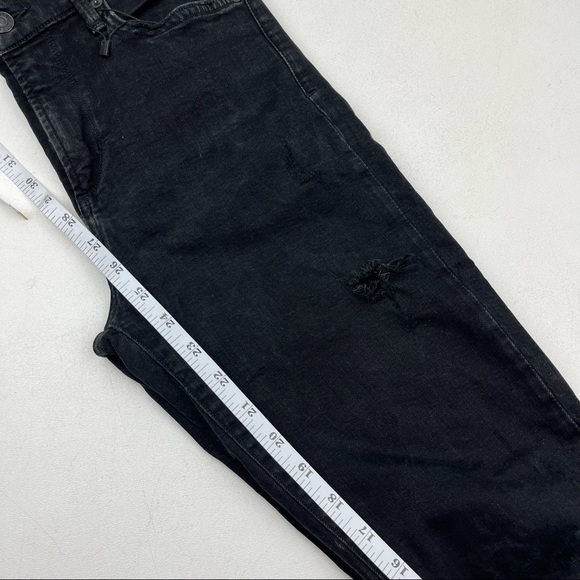 AGOLDE Sophie High Rise Skinny Crop in Harlow Destructed - Picture 6 of 8